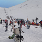 Esquiadores en las pistas leonesas. DL
