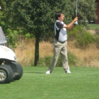 Ricardo Álvarez durante un torneo en el León Club de Golf.