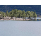 El embalse del Porma, el pasado mes de junio. RAMIRO