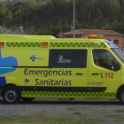 Una ambulancia de emergencias. 112