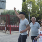 Andrés Bodalo, acompañado de sus familiares a la salida de la cárcel Jaen II para disfrutar de seis dias de permiso