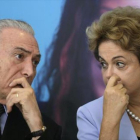 Michel Temer y Dilma Rousseff, en una imagen de agosto pasado.