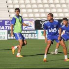 La Deportiva, con más efectivos, entrenó ayer por la tarde en El Toralín.