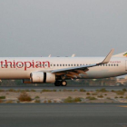 Un Boeing 737 de Ethiopian Airlines como el que se estrelló esta mañana.