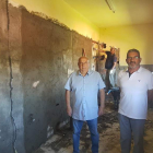 Los concejales Trinitario Sarmiento y Julio Tolón visitaron las obras. DL