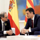 Torra y Sánchez, el pasado julio en la Moncloa.