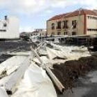 La tormenta Delta causó graves destrozos en Canarias el mes pasado