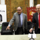 El presidente de la Casa de León y Gregorio Chamorro.