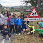 Los integrantes del campamento del Club Deportivo Astorga. DL