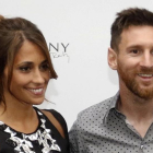 Antonella Rocuzzo y Leo Messi.