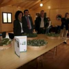 Belén Fernández y José Luis Ramón, en la Cabaña de la Naturaleza