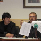 José Manuel Mateos y Jorge Fernández, durante la rueda de prensa.