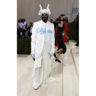 Virgil Abloh en la alfombra roja de la gala anual del Metropolitan de Nueva York