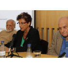 Patricio y Luis  Azcárate cuando intervinieron el año pasado en la Fundación Sierra Pambley en un acto en homenaje a Pablo Azcárate.
