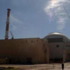 Imagen de archivo de la planta nuclear en Busher, en el golfo Pérsico, al sur de Irán.