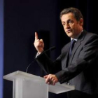 Sarkozy analizó ayer la situación económica de Francia en un programa de televisión