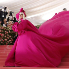La cantante estadounidense Lady Gaga posando en una gala. JUSTIN LANE