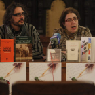 César Núñez y Mercedes G. Rojo en la presentación.
