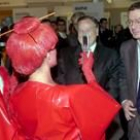 El presidente de la comunidad de Madrid, Alberto Ruiz Gallardón, en el SIMO de Madrid