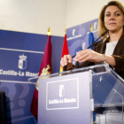 Cospedal, en la presentación de las nuevas medidas.