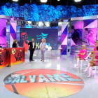 El programa presentado por Jorge Javier Vázquez durante una recreación del ‘Un, dos, tres’.