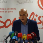 El portavoz del grupo municipal socialista en el Ayuntamiento, José Antonio Diez.