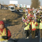 La marcha está encabezada por Cayo Lara.
