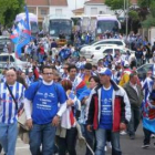 Fueron en torno a un millar y medio los seguidores que el año pasado apoyaron a su equipo en Mérida