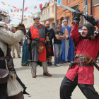 Un momento de la recreación de la batalla, uno de los actos principales de la feria..