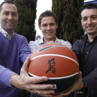 Bultó, Jorge y Juanjo, tres de los árbitros leoneses en la ACB.