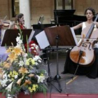 El Trio Alosia, Irene Etxebeste (violín), Patricia Azanza (piano) y Elena Escalza (violonchelo)