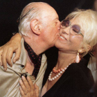 La actriz italiana Franca Rame, junto a su marido Dario Fo.