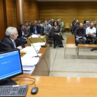 El alcalde de Valladolid y candidato del PP a la reelección, Javier León de la Riva, durante la celebración, ayer, del juicio.