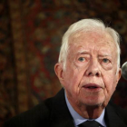 Jimmy Carter, el pasado mayo, en Jerusalén.