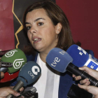 La vicepresidenta del Gobierno, Soraya Sáenz de Santamaría, se refirió ayer al encuentro.