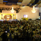 El pabellón de El Toralín, acondicionado en el 2009 para la gala de los Micrófonos de Oro.
