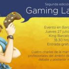 El cartel del Gaming Ladies, que debía celebrarse en Barcelona el 27 de julio.