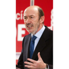 El líder de los socialistas, Pérez Rubalcaba.