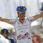 David García fue el último vencedor en suelo leonés de la Vuelta. Fue en el 2008 en Ponferrada.