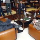 Juan Vicente Herrera se reunió con el presidente del CES, José Luis Díez Hoces