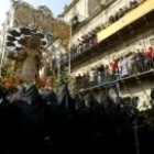 Un momento de El Encuentro del pasado año celebrado en la plaza Mayor de León ante miles de personas