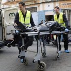 Una mujer de 71 años apareció ayer en su domicilio de Valencia. Juan Carlos Cardenas