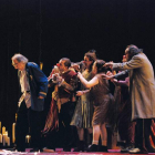 Imagen de una de las escenas de la representación teatral.