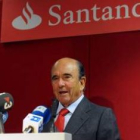 El presidente del Banco Santander, Emilio Botín.