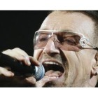 Bono, líder del grupo irlandés U2, durante un concierto en Nueva Jersey (EEUU), el pasado septiembre