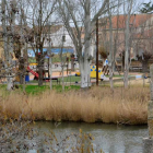 El lugar del río en Husillos donde tiraron el bebé.
