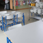 Un comedor escolar en un centro de educación de León