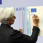 Christine Lagarde, presidenta del BCE. ARMANDO BABANI