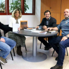 David Aller, Nieves Fernández, José Manuel Trabado y Juan Luis Hernansanz. DL