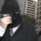 Joaquím Benítez, el pasado 29 de febrero, entrando en el Instituto de Medicina Legal de Cataluña,